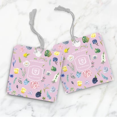 Botanica Gift Tag-Blush