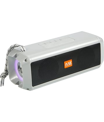 MZ M415SP 10 W Bluetooth Speaker Bluetooth V 5.0 with SD card Slot Playback Time 6 hrs Grey