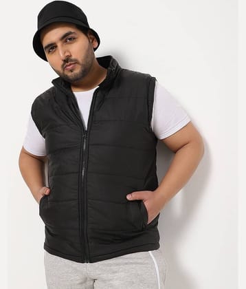PLUS PARADISE Polyester Men's Puffer Jacket - Black ( Pack of 1 )