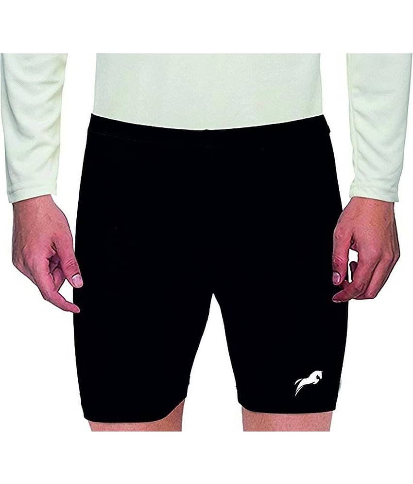Rider Compression Men's Shorts Tights (Nylon) Skins for Gym, Running, Cycling, Swimming, Basketball, Cricket, Yoga, Football, Tennis, Badminton & Many More Sports