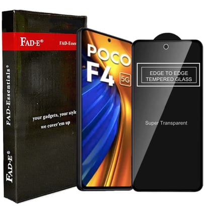 FAD-E Edge to Edge Tempered Glass for POCO F4 5G (Transparent)