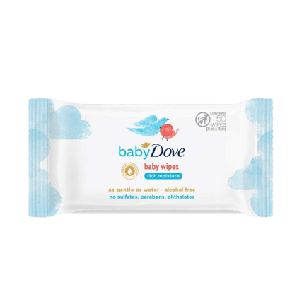 Baby Dove Wipes Rich Moisture 2 x 50g