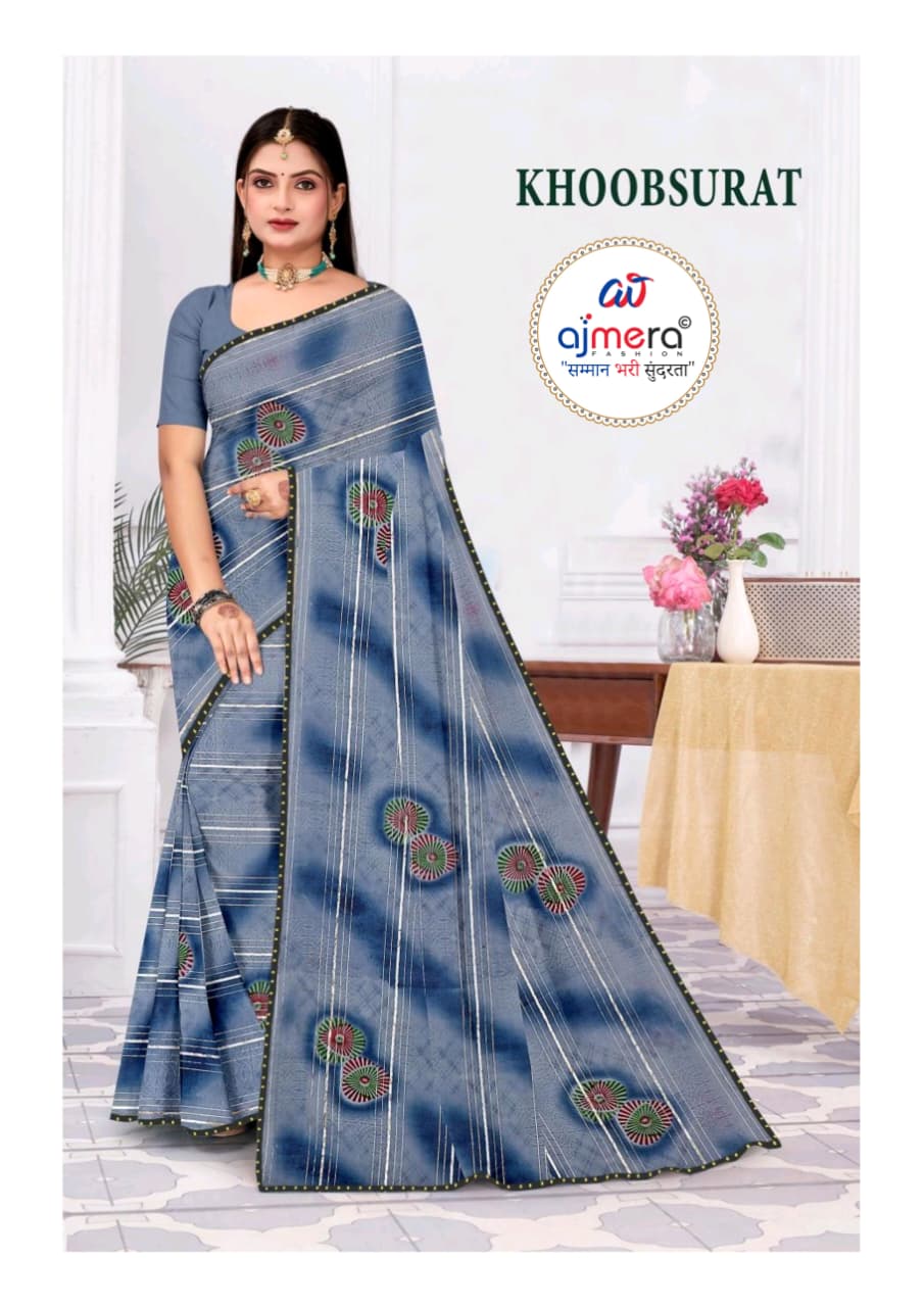 GPT Khoobsurat Saree with Unstitched Blouse