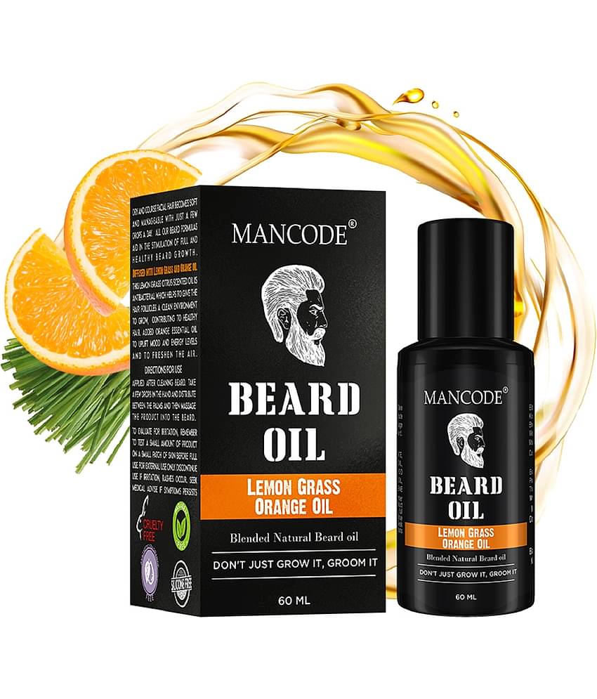 Mancode Lemon Grass Orange Beard Oil 60 ml Pack of 1