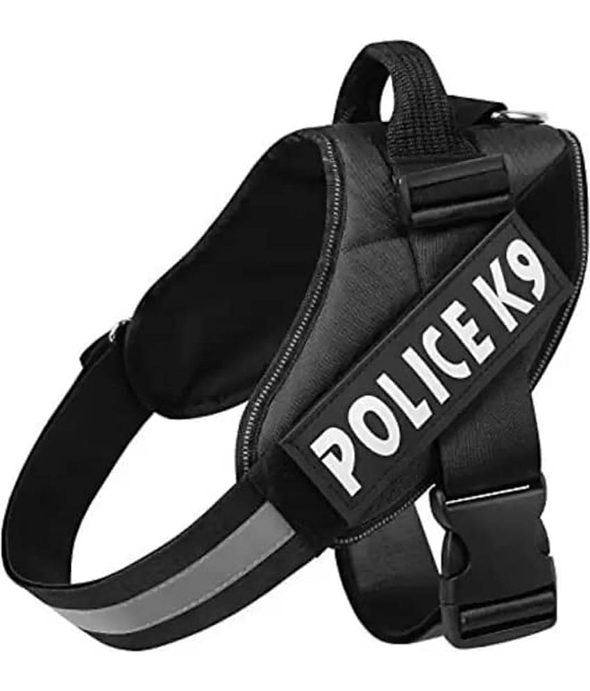 Petshop7 Black Harness ( Medium )