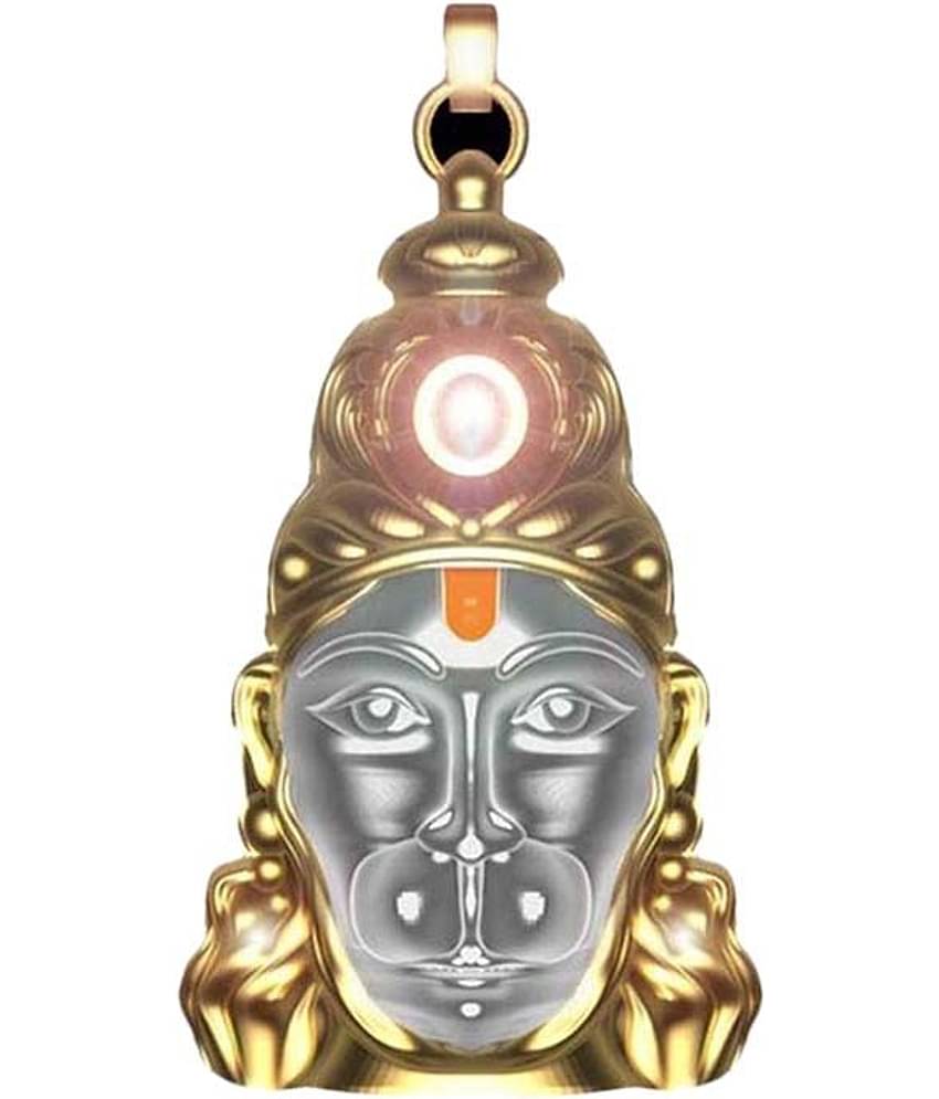 EI Hanuman Chalisa Yantra Locket With Gold Plated Chain