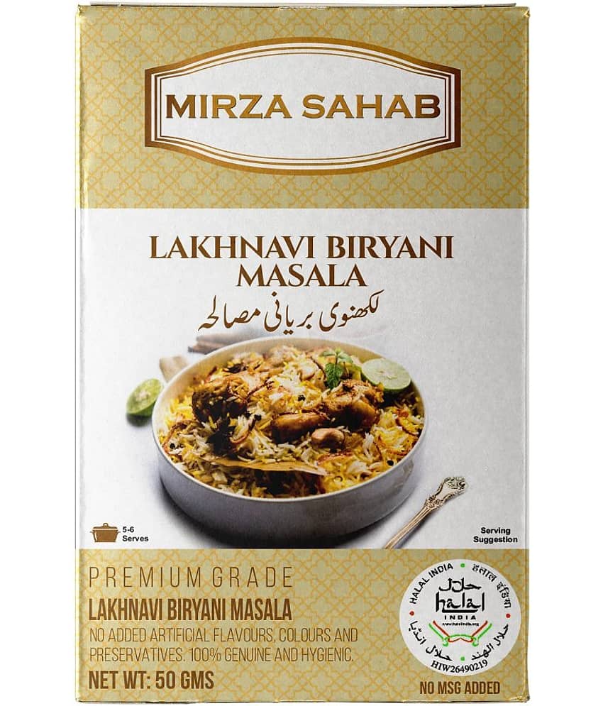 Mirza Sahab Lakhnavi Spcl Biryani Instant Mix 50 gm Pack of 4