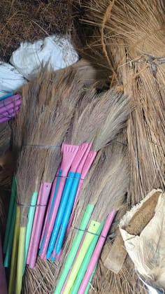 Premium Bamboo Broomsticks Set