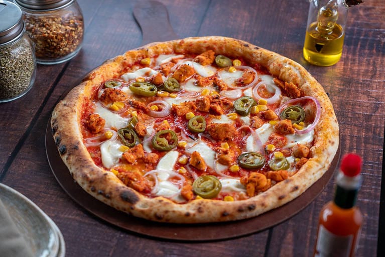 Pizza Con Pollo