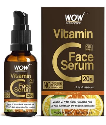 WOW Skin Science Vitamin C Serum - Brightening, Anti-Aging Skin Repair Genuine 20% - 15ml