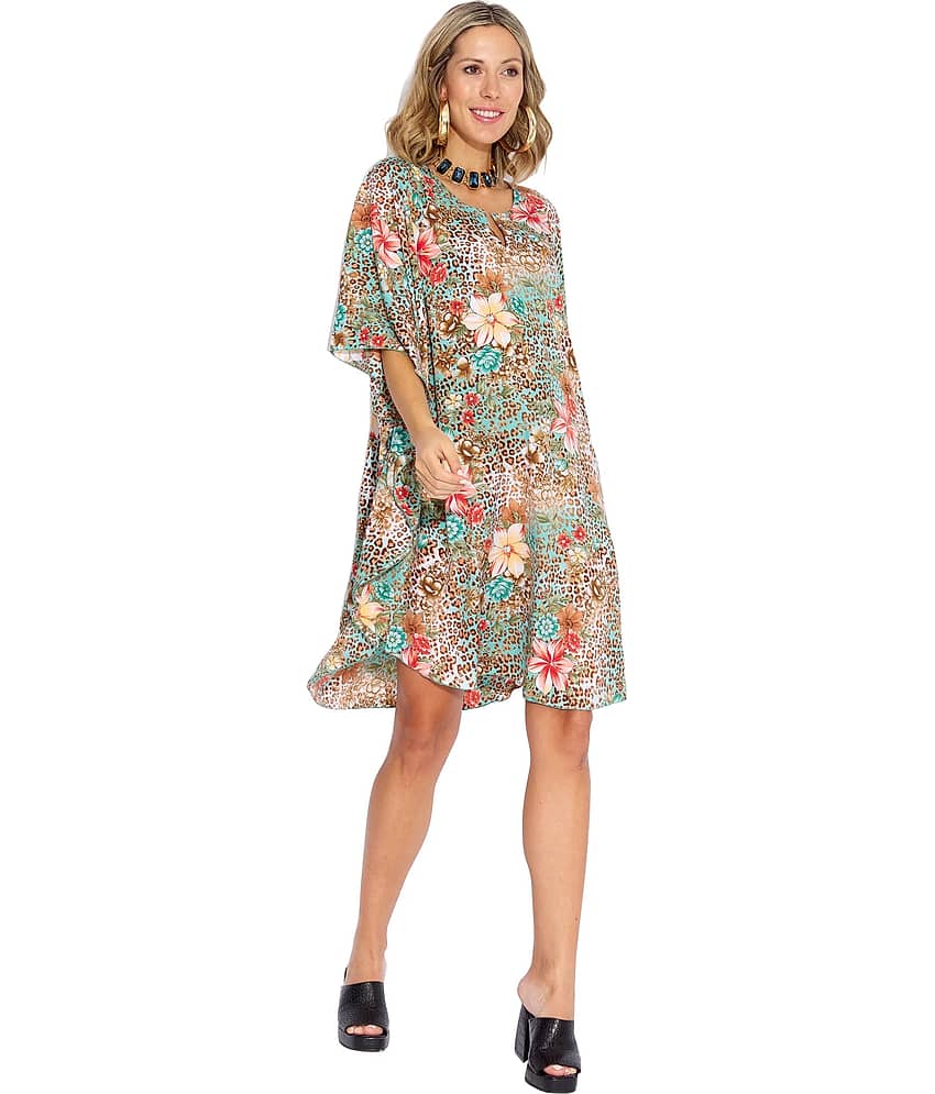 SUN-ROSE FASHIONS Polyester Green Cover ups -
