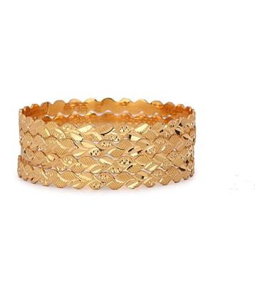 Somil Gold Bangle Set ( Pack of 4 )