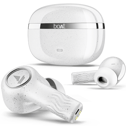 boAt Nirvana Ion ANC | Wireless Earbuds with Active Noise Cancellation, ENx Technology, 120 Hours Playback, BEAST Mode boAt Nirvana Ion ANC | Wireless Earbuds with Active Noise Cancellation, ENx Technology, 120 Hours Playback, BEAST Mode - Quartz White
