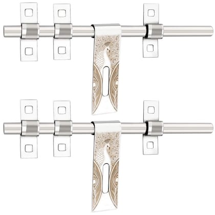 S-GUARD Stainless Steel Door Fitting Aldrop for Home, Gate, Bedroom, Store Room, Offices- Peacock-Gold-2 Pcs S-GUARD Stainless Steel Door Fitting Aldrop for Home, Gate, Bedroom, Store Room, Offices- Peacock-Gold-2 Pcs