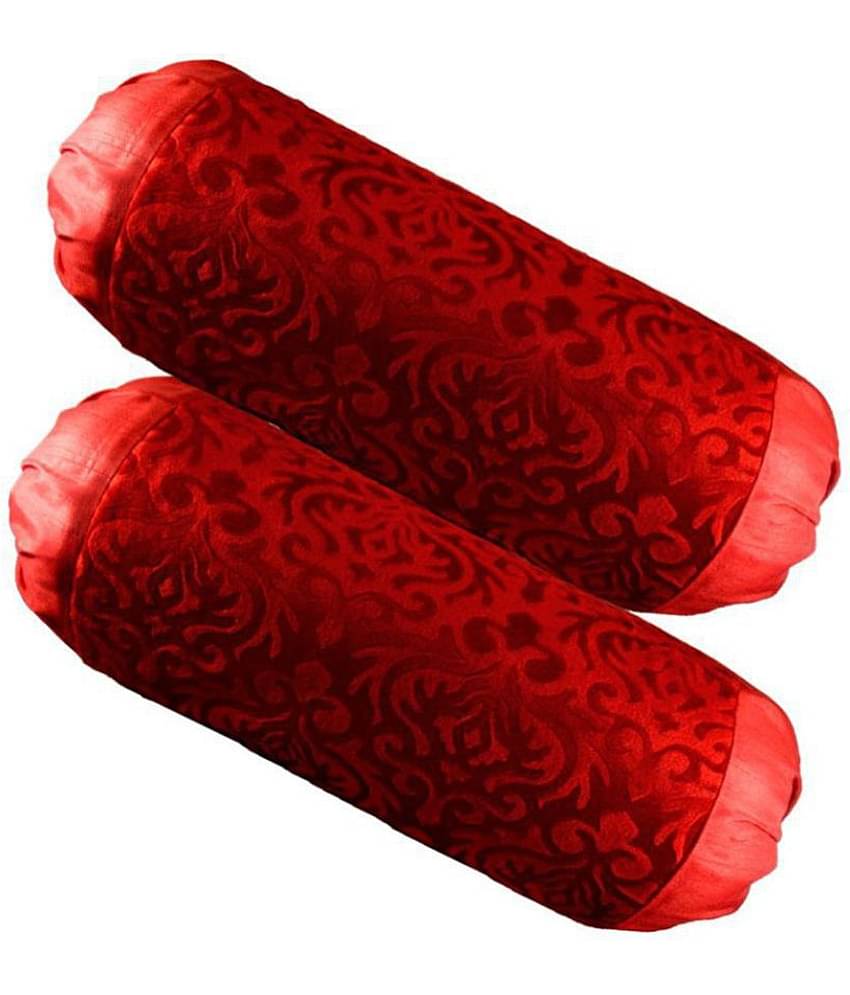 Belive-Me Set of 2 Velvet Bolster Covers