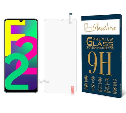 GlassVerse 9H Tempered Glass For Samsung Galaxy F22 5G (PACK OF 1) with Free Installation Kit Full screen Coverage Free Replacement If Received Damaged - 6.4 inch GlassVerse 9H Tempered Glass For Samsung Galaxy F22 5G (PACK OF 1) with Free Installation K GlassVerse 9H Tempered Glass For Samsung Galaxy F22 5G (PACK OF 1) with Free Installation Kit Full screen Coverage Free Replacement If Received Damaged - 6.4 inch GlassVerse 9H Tempered Glass For Samsung Galaxy F22 5G (PACK OF 1) with Free Installation K