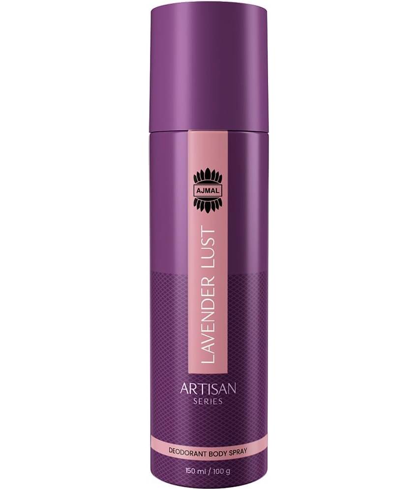 Ajmal Artisan - Lavender Lust Deodorant Perfume 150ml Longlasting Spray Gift For Women Pack of 1