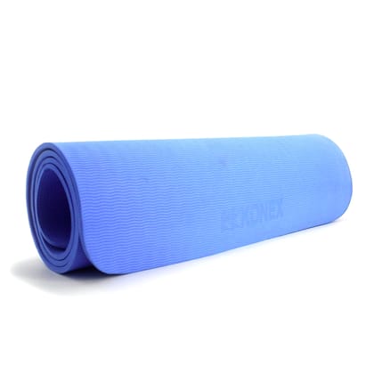 Konex Eva CLS 1222 Yoga Mat(Colour May Vary) (Colour - BLUE, Size - 6 MM) by Total Sporting And Fitness Solutions Pvt Ltd