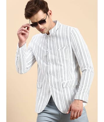 Showoff Cotton Blend Men's Blazer - White ( Pack of 1 )