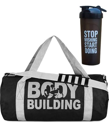 GROUPERS Polyester BLACK 20 Ltrs Gym Bag