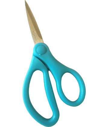 4.5 inch Stationery Office Plastic Student Safety Children Scissors