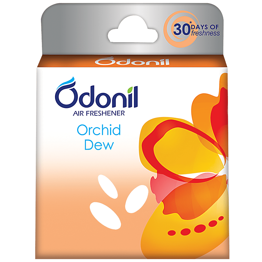 Odonil Bathroom Air Freshener Blocks - Orchid Dew, 48 G