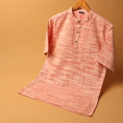 - KHADI KURTA SHIRT #8-XS / Half Sleeve