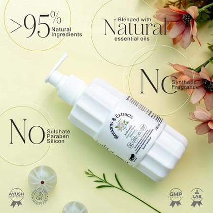 Blossoms & Extracts Be Beautiful Bounce & Shine With Gooseberry, Bamboo Seeds & Bhringraj Shampoo