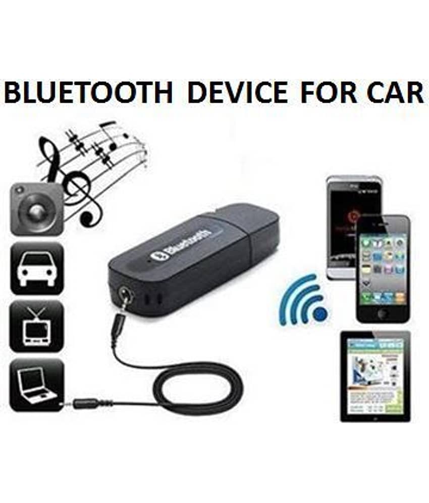Car Bluetooth Receiver (USB) - Pair with Car Stereo, Music System, Home Theater System, Computer. Compatible with All Android & IOS Devices