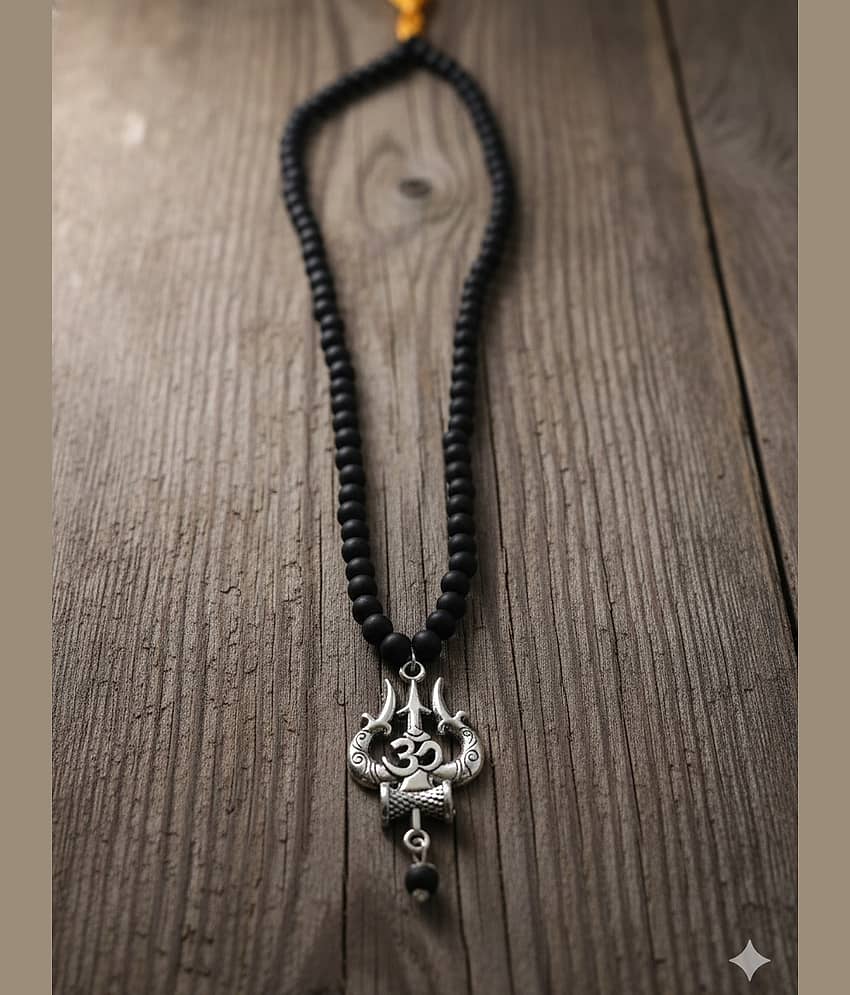 MGSV Black Men's Religious Mala ( Pack of 1 )