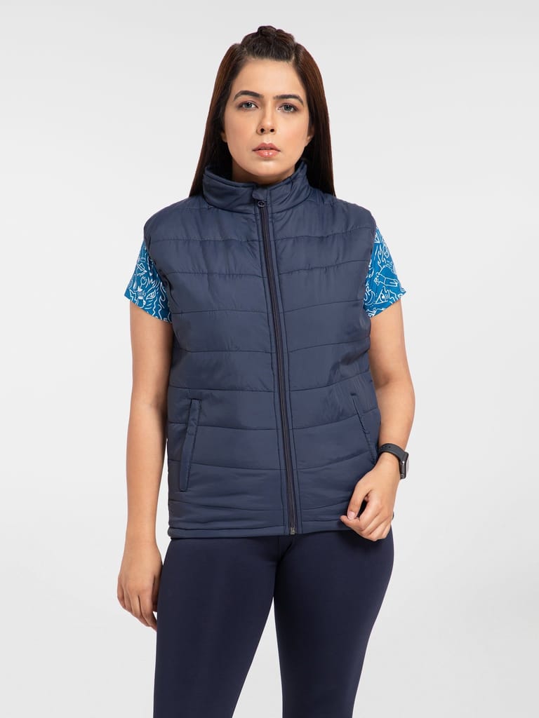 AH Women Half Jacket Sport Blue