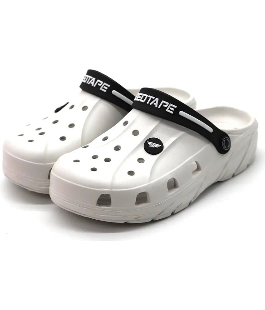 Red Tape - Off White Men's Clogs