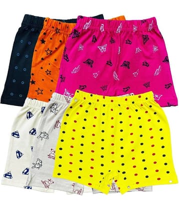 Diaz Pack of 6 Cotton Bloomers For Girls ( Multicolor )
