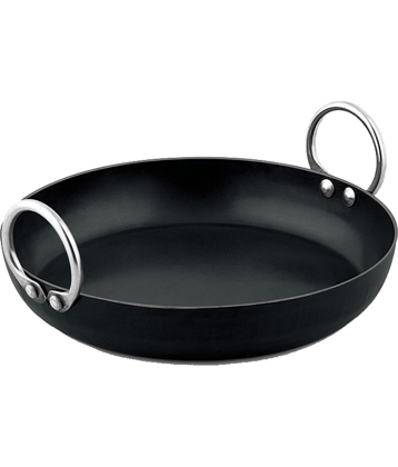 Veer - Iron Non coated Shallow Kadhai 2 mm ( 2.5 ) L