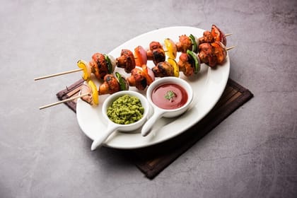 Tandoori mushroom tikka