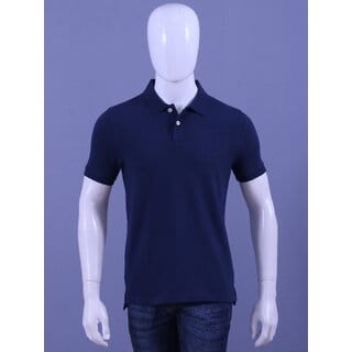 REDLINE MENS NAVY SOLID POLO T-SHIRTS