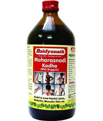 Baidyanath Maharasnadi Kadha With Guggulu Liquid 450 Ml Pack of 1