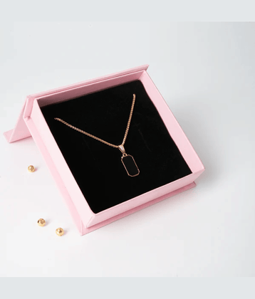 PUJVI Black Pendant set ( Pack of 1 )