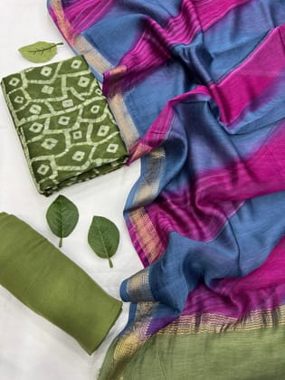 Maheshwari Silk Suit