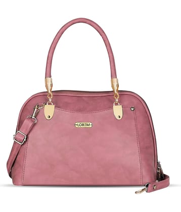Lorem Handheld Faux Leather Set of 1 ( Pink )