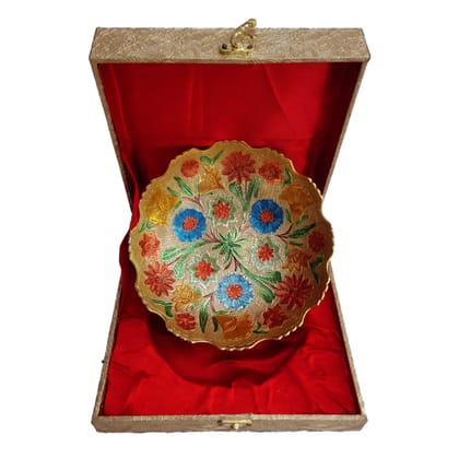 Brass Decorative Bowl Coloured Gosha Ss3 (BMAS231 G)