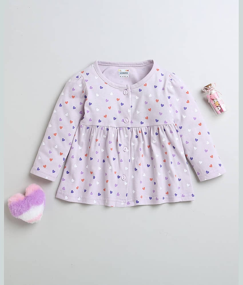 BUMZEE Pack of 1 Baby Girls Cotton Frock ( Blue )