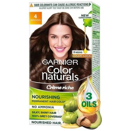Garnier Color Naturals Mini Shade 4 Brown, 35 ml + 30 gm