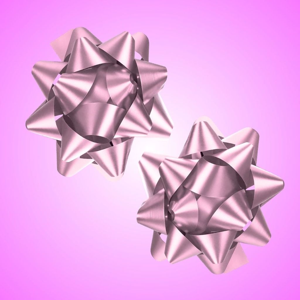 Gift Packing Bow Ribbons Pink for Gift Wrap - 2PC - Party and Festive Needs | Buy online on ZillyBuy