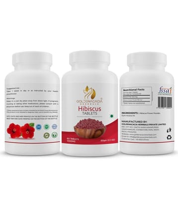 GOLDENACACIA HERRBALS Hibiscus 100mg 60 Tablets Tablets 1 no.s