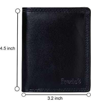 HIDEFLIX Black PU Men's Regular Wallet ( Pack of 1 )