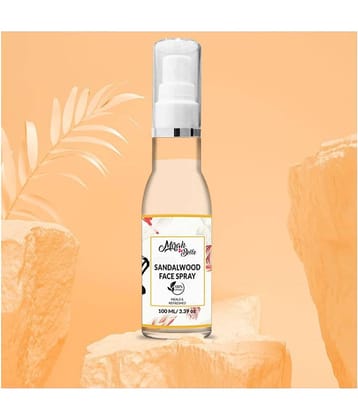 Mirah Belle Sandalwood Healing Face Spray (Alcohol Free),100 ml,Organic Skin Freshener 100 mL