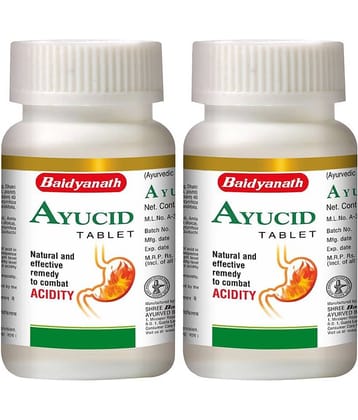Baidyanath Ayucid Tablets | 60+60 Tab (Pack of 2)