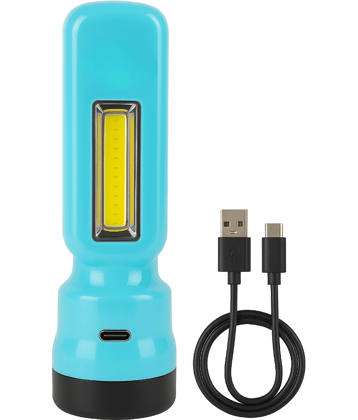 Tapixaa - 15W Rechargeable Flashlight Torch ( Pack of 1 )