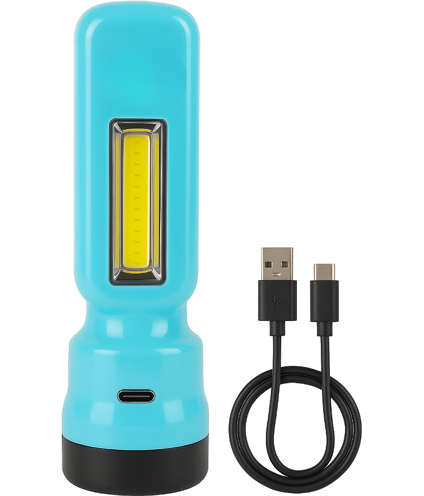 Tapixaa - 15W Rechargeable Flashlight Torch ( Pack of 1 )